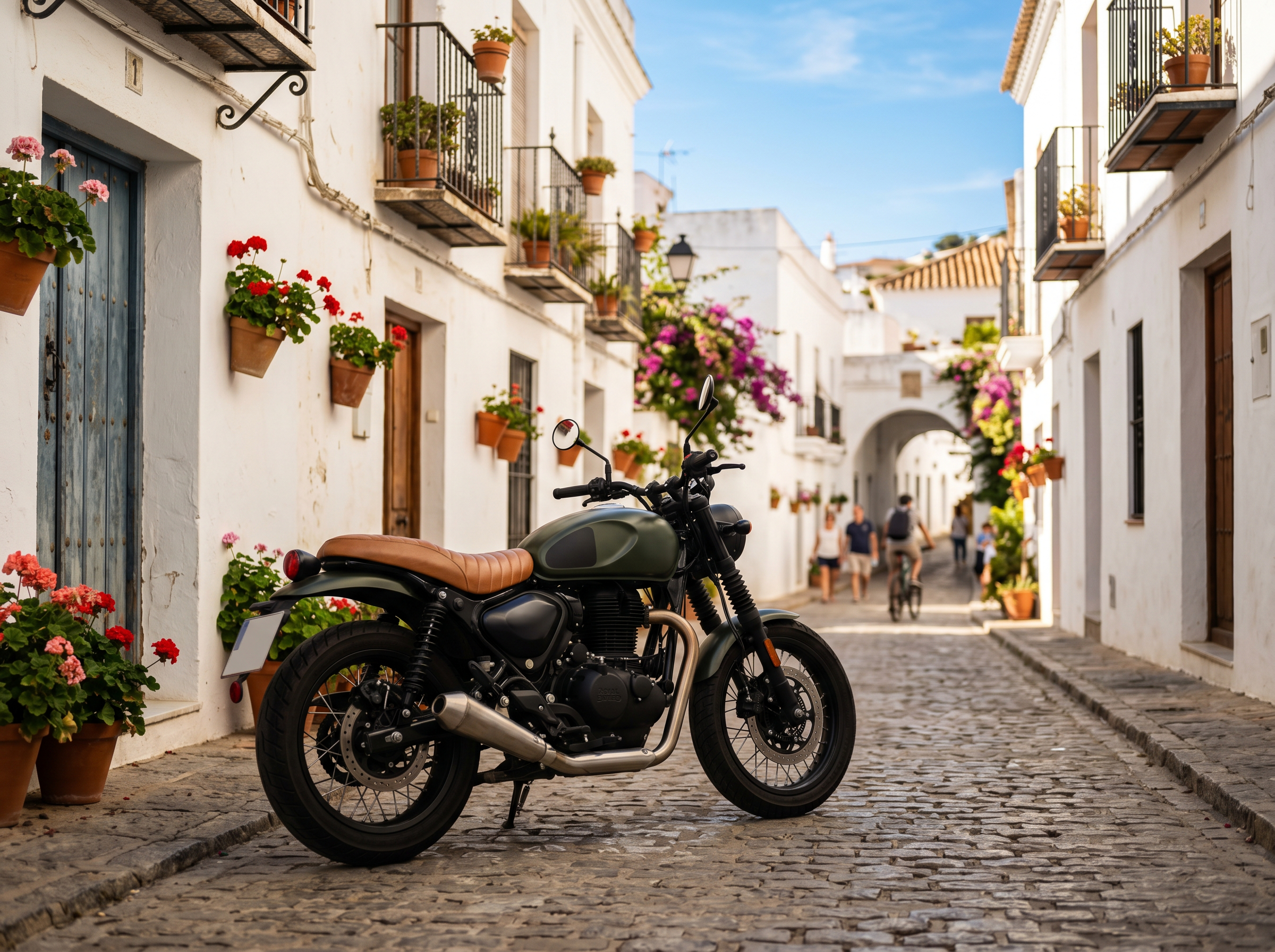 A motorbike for Spanish object vocabulary practice