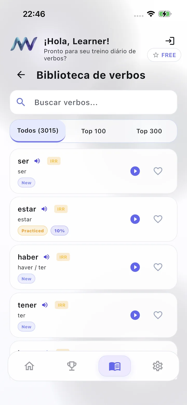 Builder de quiz MuyVerbs em português